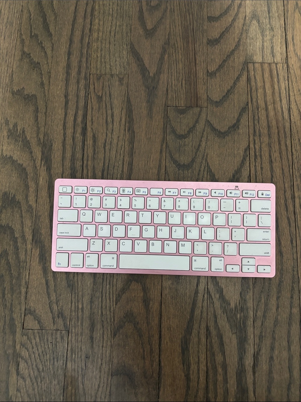 Wireless Pink Bluetooth Tablet Keyboard - Slim Portable Typing Solution